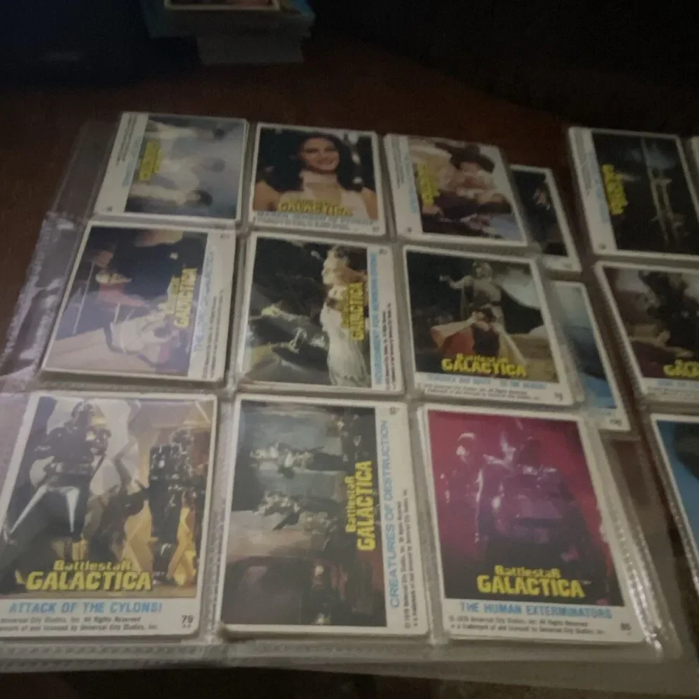 Battlestar Galactica Topps 1978 Non-Sport Trading Cards Lot 36 Base Set